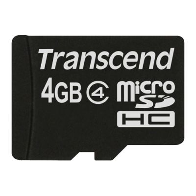 Transcend TS4GUSDC4 Speicherkarte 4 GB MicroSDHC