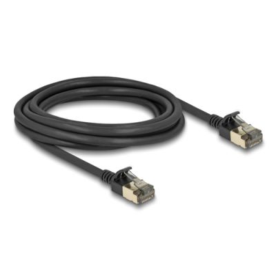 DeLOCK 80341 Netzwerkkabel Schwarz 3 m Cat8.1 F/FTP (FFTP)