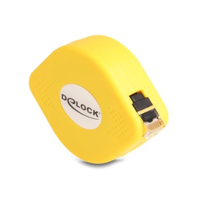 DeLOCK 80239 Netzwerkkabel Schwarz, Gelb 1,5 m Cat6a S/UTP (STP)