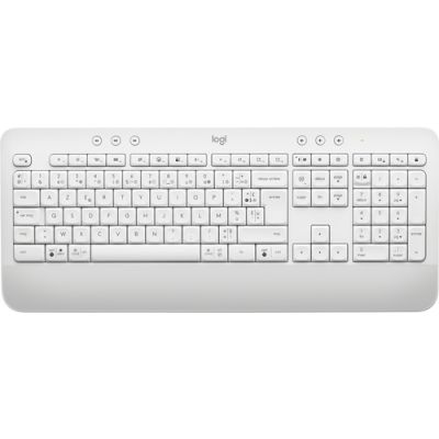 Logitech Signature K650 Tastatur Bluetooth AZERTY Französisch Weiß