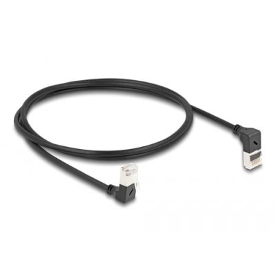 DeLOCK 80293 Netzwerkkabel Schwarz 1 m Cat6a S/FTP (S-STP)