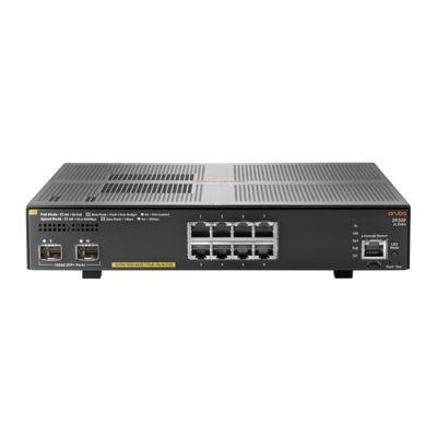 Aruba 2930F 8G PoE+ 2SFP+ Managed L3 Gigabit Ethernet (10/100/1000) Power over Ethernet (PoE) 1U Grau