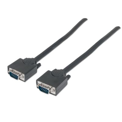 Manhattan SVGA Monitorkabel, HD15 Stecker auf HD15 Stecker, 1,8 m
