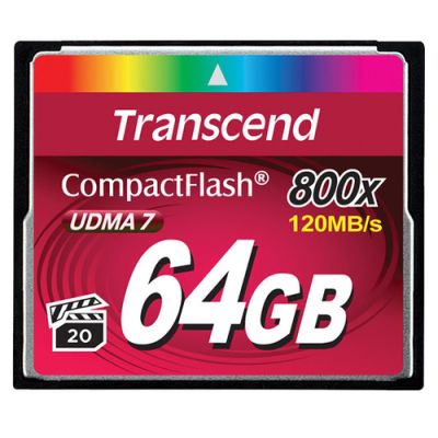 Transcend 64GB 800x CF Kompaktflash MLC