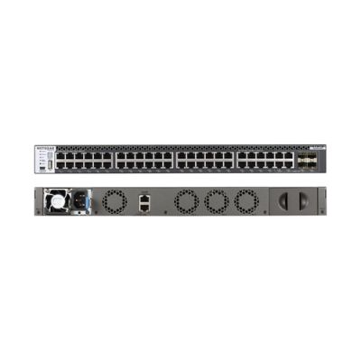 NETGEAR M4300-48X Managed L3 10G Ethernet (100/1000/10000) 1U Schwarz