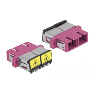 DeLOCK 86896 LWL-Steckverbinder SC/SC 1 Stück(e) Violett