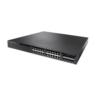 Cisco WS-C3650-24PDM-S Netzwerk-Switch Managed L3 Gigabit Ethernet (10/100/1000) Power over Ethernet (PoE) 1U Schwarz