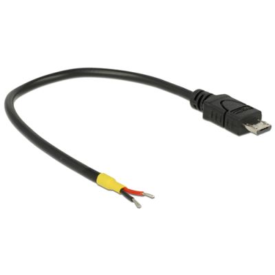 DeLOCK 0.15m, USB2.0 Micro-B USB Kabel 0,15 m Micro-USB B Schwarz