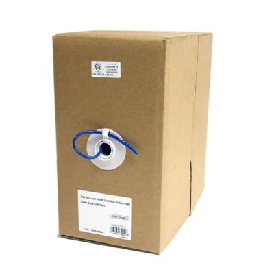 StarTech.com 304,8m Cat5e UTP Patchkabel - Blau - Bulkware Cat.5e Netzwerkkabel