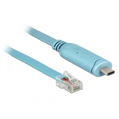 DeLOCK 63914 Serien-Kabel Blau 3 m USB Typ-C RJ45
