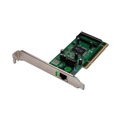 Digitus Single Port Gigabit Ethernet Netzwerkkarte, RJ45, PCI, Realtek Chipsatz
