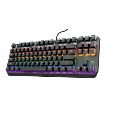 Trust GXT 834 CALLAZ Tastatur USB QWERTZ Deutsch Schwarz