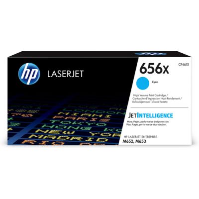 HP 656X Cyan Original LaserJet Tonerkartusche mit hoher Reichweite