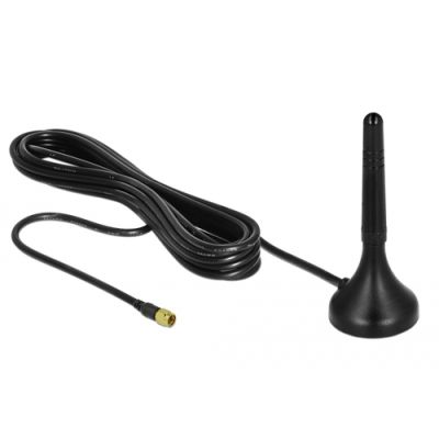DeLOCK 12583 Netzwerk-Antenne Omnidirektionale Antenne SMA 2 dBi