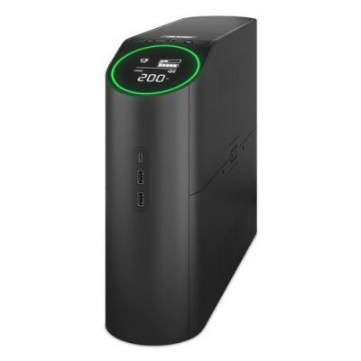 APC Back-UPS Pro BGM2200B-GR – 2200VA/1320W, 4 x Schuko & 2 x C13 Steckdosen, 3x USB-Ladegerät, USB-Datenanschluss