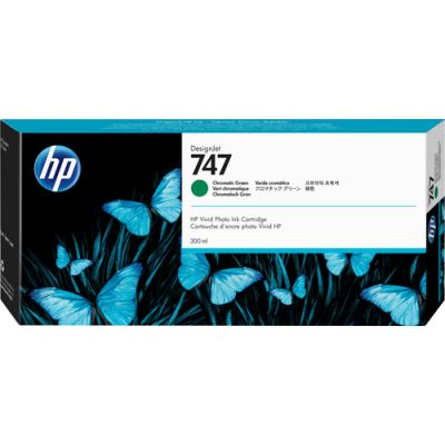 HP 747 Chromatisches Grün DesignJet Tintenpatrone, 300 ml