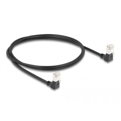 DeLOCK 80299 Netzwerkkabel Schwarz 1 m Cat6a S/FTP (S-STP)