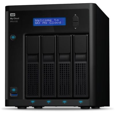 Western Digital PR4100 NAS Desktop Ethernet/LAN Schwarz N3710