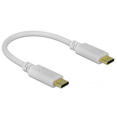 DeLOCK 85357 USB Kabel 0,15 m USB C Weiß
