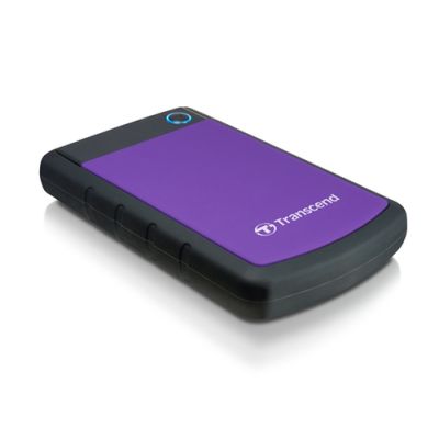 Transcend StoreJet 25H3P (USB 3.0), 2TB Externe Festplatte Schwarz, Violett