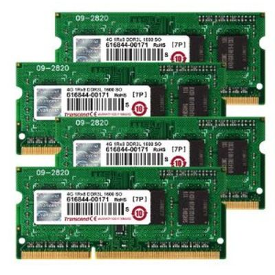 Transcend JetRam 16GB KIT (4GB x 4) Speichermodul 4 x 4 GB DDR3 1600 MHz