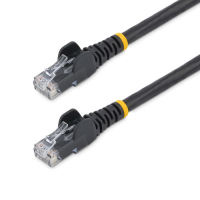 StarTech.com 10m Cat5e Ethernet Netzwerkkabel Snagless mit RJ45 - Schwarz