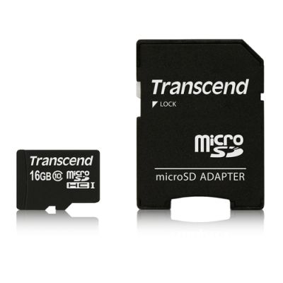 Transcend TS16GUSDHC10 Speicherkarte 16 GB MicroSDHC NAND Klasse 10