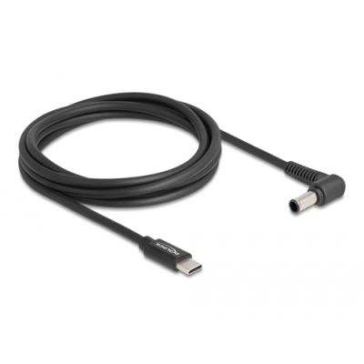 DeLOCK 87981 Stromkabel Schwarz 1,5 m USB C 6 x 4.3 mm