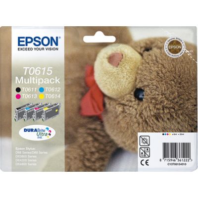 Epson Teddybear Multipack 4 Farben T0615, DURABrite Ultra Ink