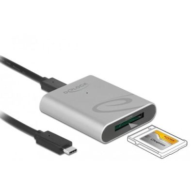 DeLOCK 91751 Kartenleser USB 3.2 Gen 1 (3.1 Gen 1) Type-C Silber