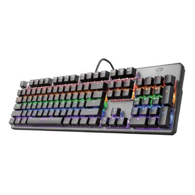 Trust GXT 865 Asta Tastatur USB Belgisch Schwarz
