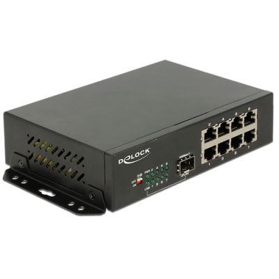 DeLOCK 87708 Netzwerk-Switch Gigabit Ethernet (10/100/1000) Schwarz