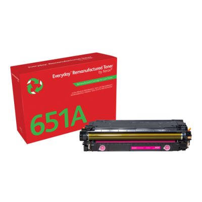 Everyday ™ Magenta Toner von Xerox, kompatibel mit HP 651A/ 650A/ 307A (CE343A/CE273A/CE743A), Standardkapazität