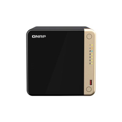 QNAP TS-464 NAS Tower Ethernet/LAN Schwarz N5095