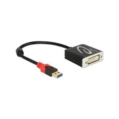 DeLOCK 62737 Videokabel-Adapter 0,2 m DVI-I Schwarz