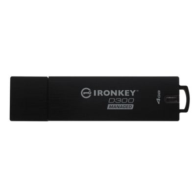 Kingston Technology IronKey D300 USB-Stick 4 GB USB Typ-A 3.2 Gen 1 (3.1 Gen 1) Schwarz