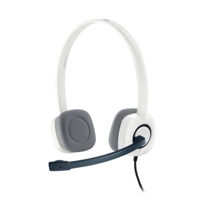 Logitech H150 Kopfhörer Kabelgebunden Kopfband Büro/Callcenter Weiß