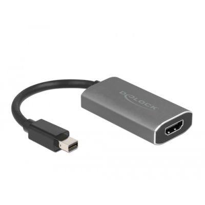 DeLOCK 63200 Videokabel-Adapter 0,2 m Mini DisplayPort HDMI Typ A (Standard) Grau