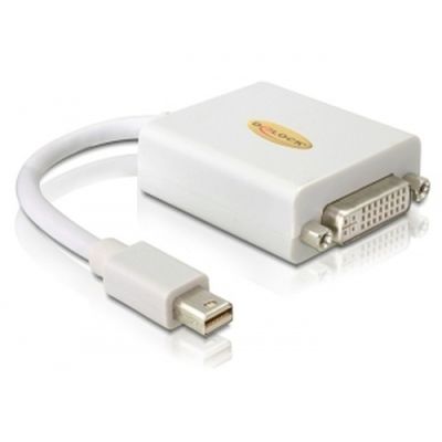 DeLOCK Adapter mini Displayport / DVI FM 0,18 m Weiß