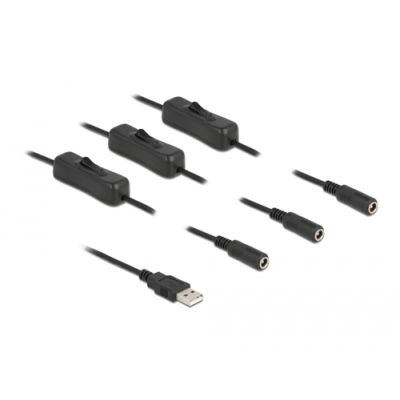 DeLOCK 86798 Stromkabel Schwarz 1 m USB A