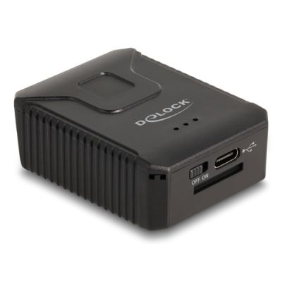 DeLOCK 90605 Barcodeleser Tragbares Barcodelesegerät 1D/2D CMOS Schwarz