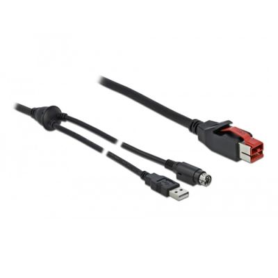 DeLOCK 85943 Paralleles Kabel Schwarz 4 m