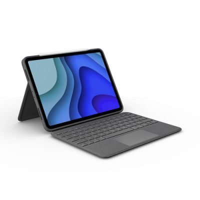 Logitech Folio Touch Grau Smart Connector QWERTY Spanisch