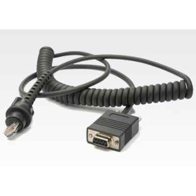 Zebra RS232 cable Serien-Kabel Grau 2,4 m