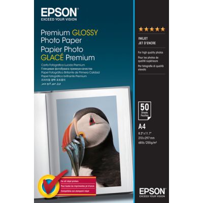 Epson Premium Glossy Photo Paper - A4 - 50 Blätter