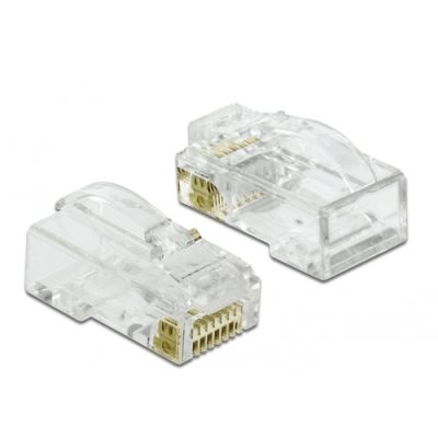 DeLOCK 86473 Drahtverbinder RJ-45 Transparent