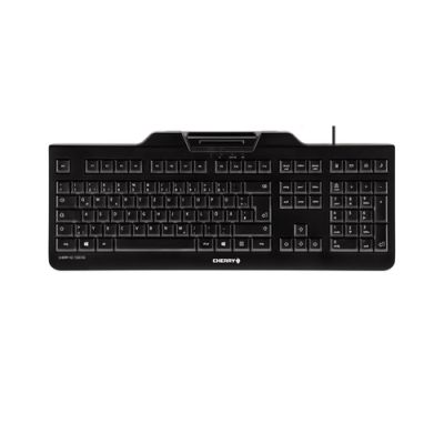 CHERRY KC 1000 SC Tastatur USB AZERTY Französisch Schwarz