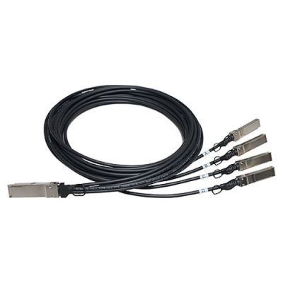 HPE X240 40G QSFP+ 4x10G SFP+ 5m DAC Glasfaserkabel SFP+ Schwarz