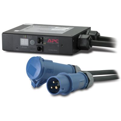 APC In-Line Current Meter, 16A, 230V, IEC309-16A, 2P+G Stromverteilereinheit (PDU) Schwarz