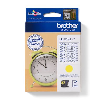 Brother LC-125XLY Druckerpatrone 1 Stück(e) Original Gelb